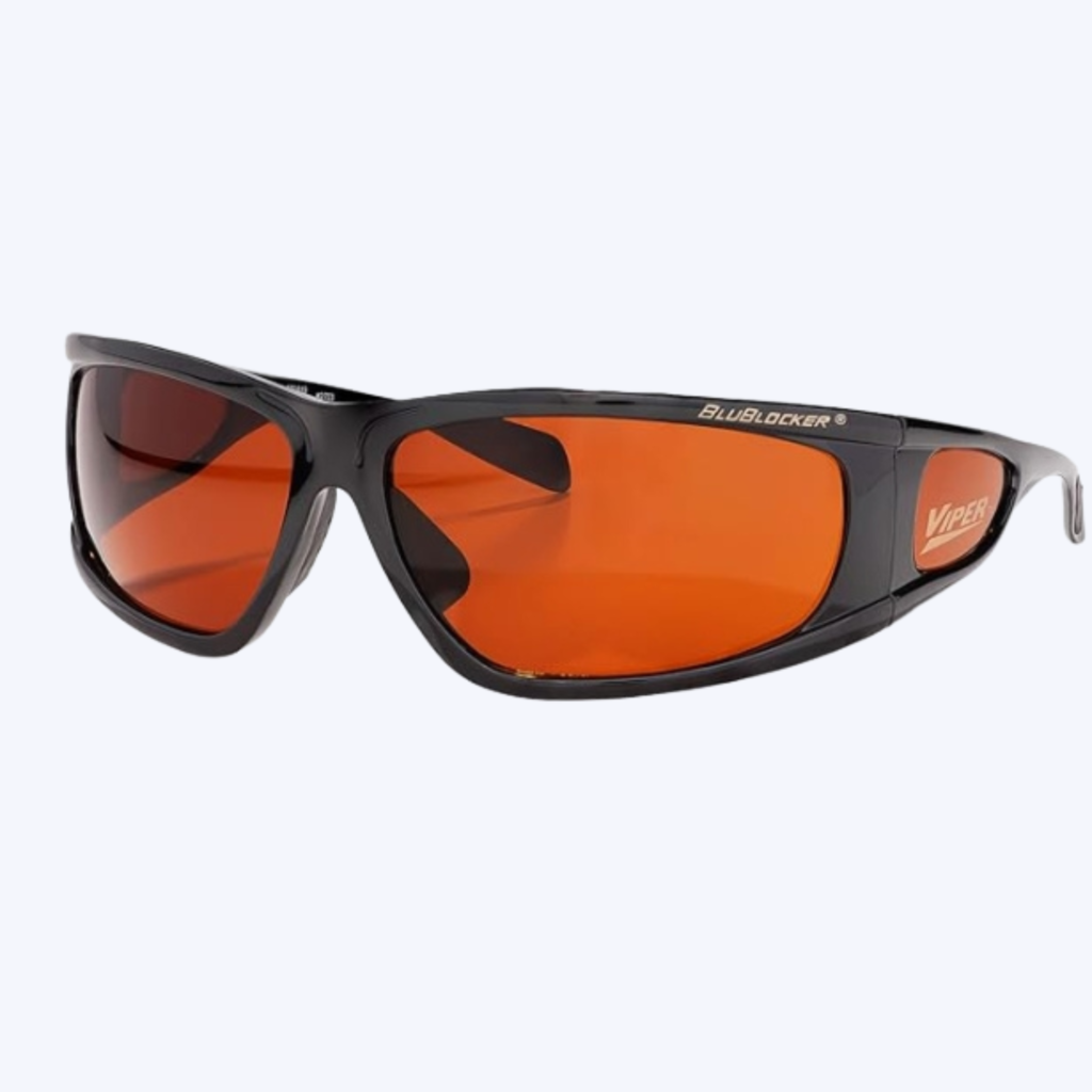 BluBlocker, Black Viper Sunglasses with Scratch Resistant Lens | Blocks 100% of Blue Light and UVA & UVB Rays | Gender Neutral - for Men, Women & Everyone | Blue Light Glasses | Sunglasses | 2703K |